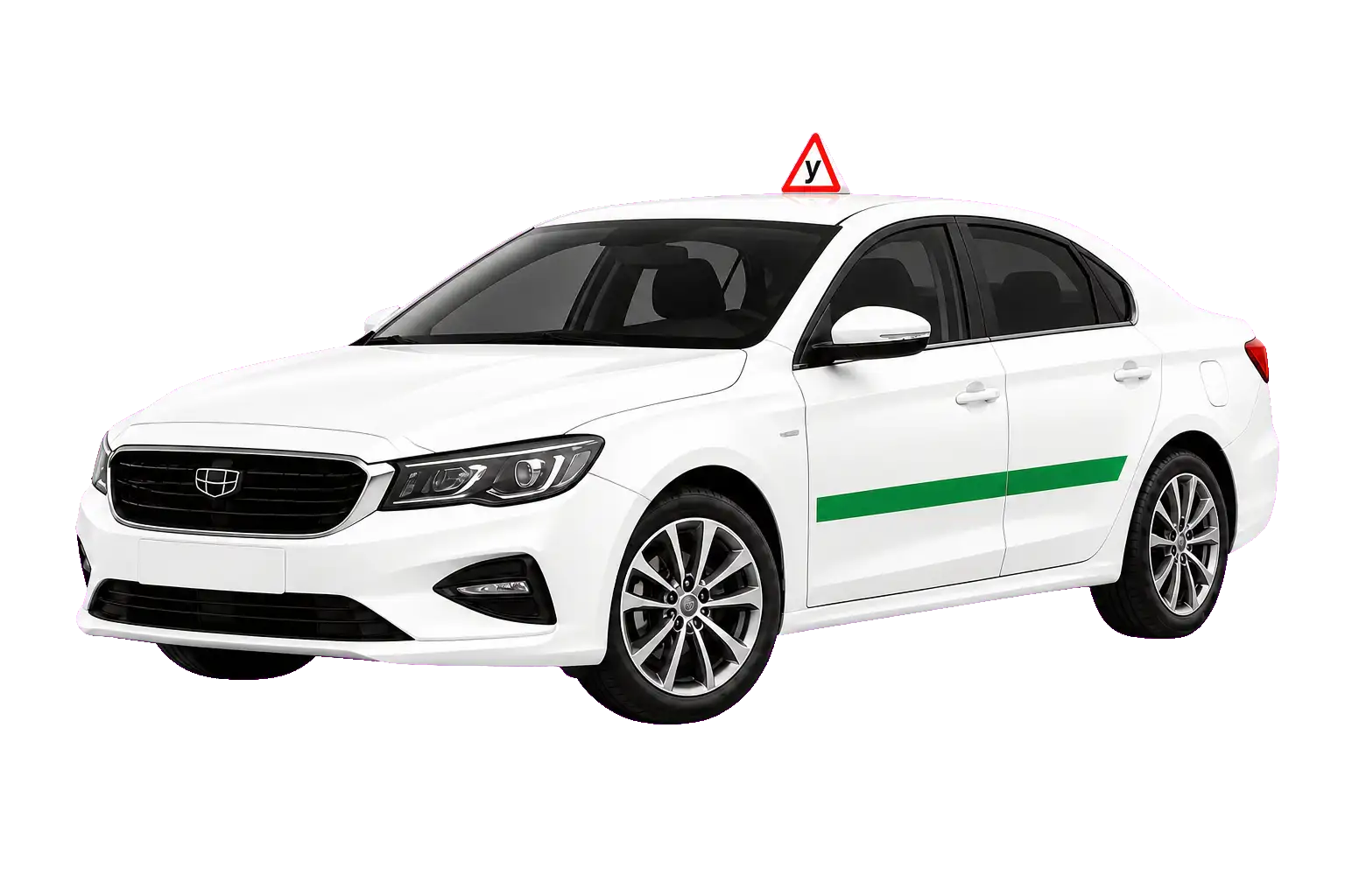 Учебный автомобиль автошколы «Зелёный свет» для обучения на механической коробке передач
